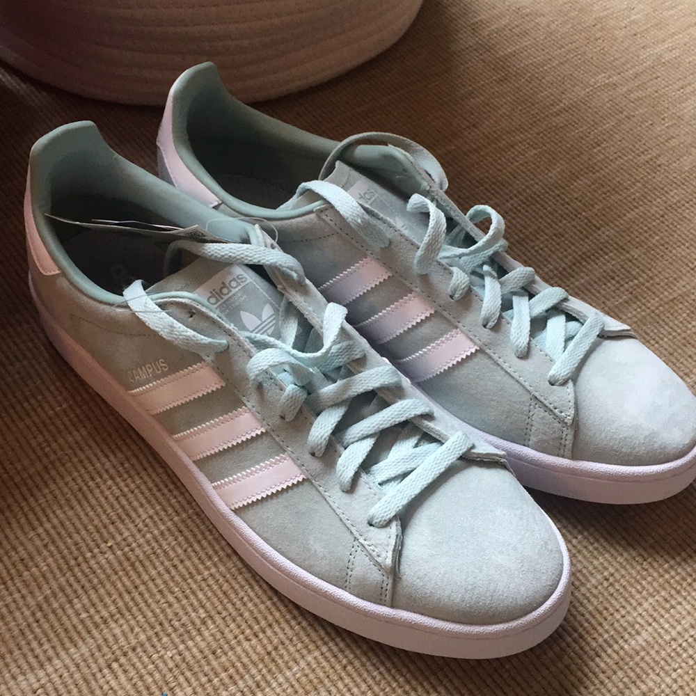 Adidas Campus men’s 11 mint suede shoes